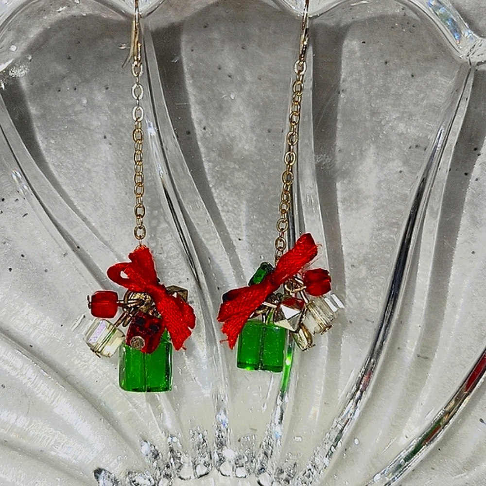 Handmade Christmas Earrings